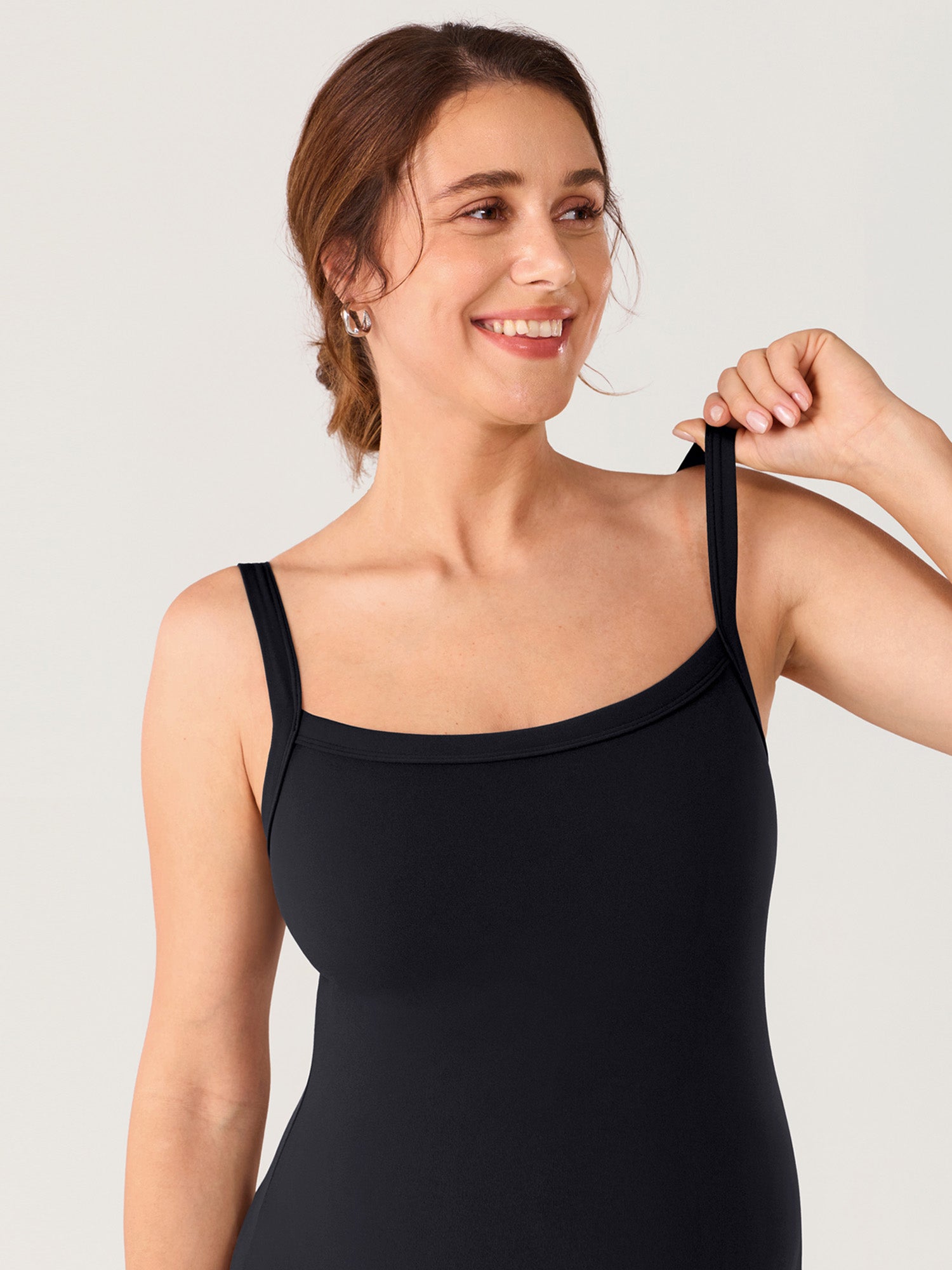 Gravid playsuit med innebygd BH – Natrelax® romper med innlegg