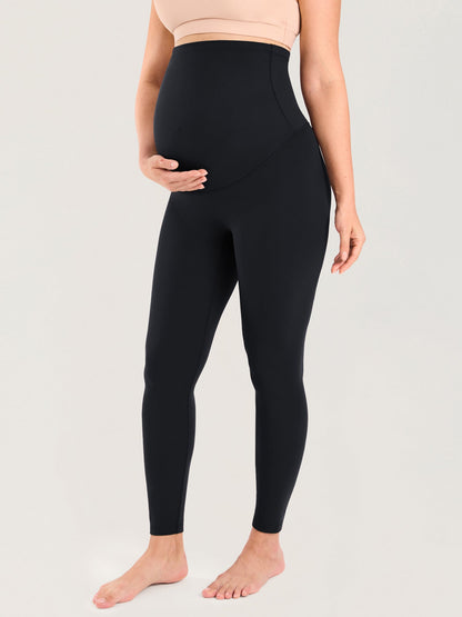 Gravidtights uten søm foran – Natrelax® leggings med høyt liv, 64 cm