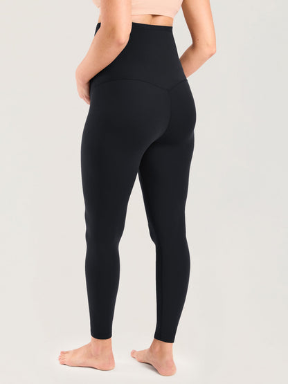 Gravidtights uten søm foran – Natrelax® leggings med høyt liv, 64 cm