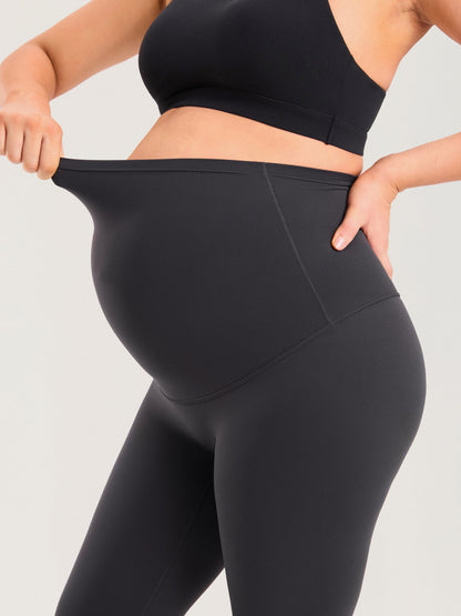 Gravidtights uten søm foran – Natrelax® leggings med høyt liv, 64 cm