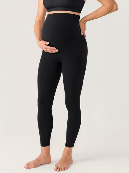 Gravidtights med sømløs front – Natrelax® leggings med høyt liv, 64 cm