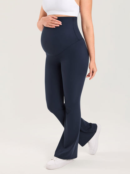Utsvingte gravidtights uten søm foran – Natrelax® flare leggings, 80 cm