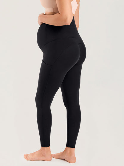 Gravidtights med lommer – Natrelax® leggings med høyt liv, 64 cm