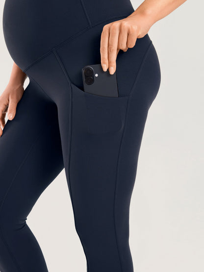 Gravidtights med lommer – Natrelax® leggings med høyt liv, 64 cm