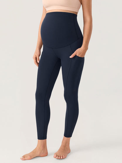 Gravidtights med lommer – Natrelax® leggings med høyt liv, 64 cm