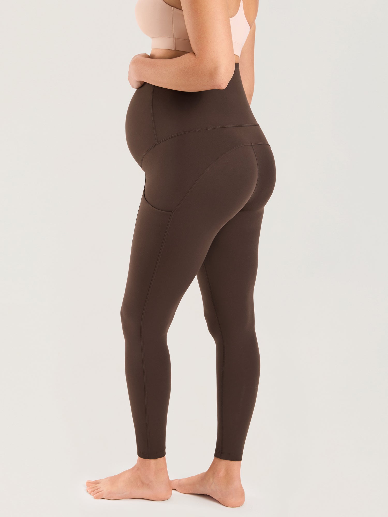 Gravidtights med lommer – Natrelax® leggings med høyt liv, 64 cm