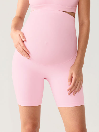 Gravidshorts uten søm foran – Natrelax® shorts med høyt liv, 15 cm
