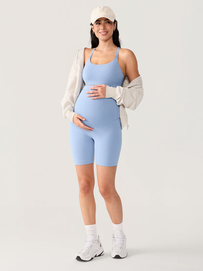 Gravidshorts uten søm foran – Natrelax® shorts med høyt liv, 15 cm