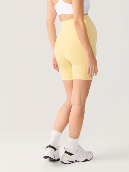 Gravidshorts med sømløs front – Natrelax® shorts med høyt liv, 15 cm