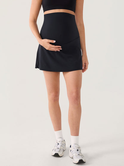 Gravidskjørt i A-fasong med innebygde shorts – Natrelax®