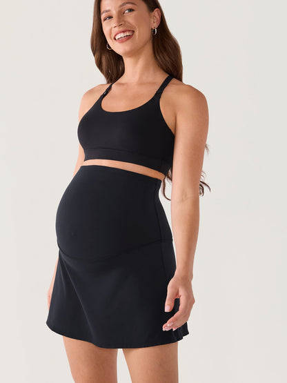 Gravidskjørt i A-fasong med innebygde shorts – Natrelax®