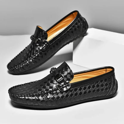 Loafers i skinn