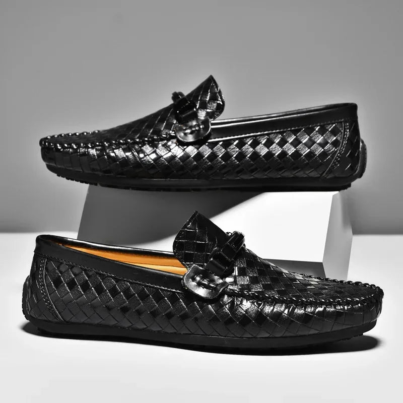 Loafers i skinn