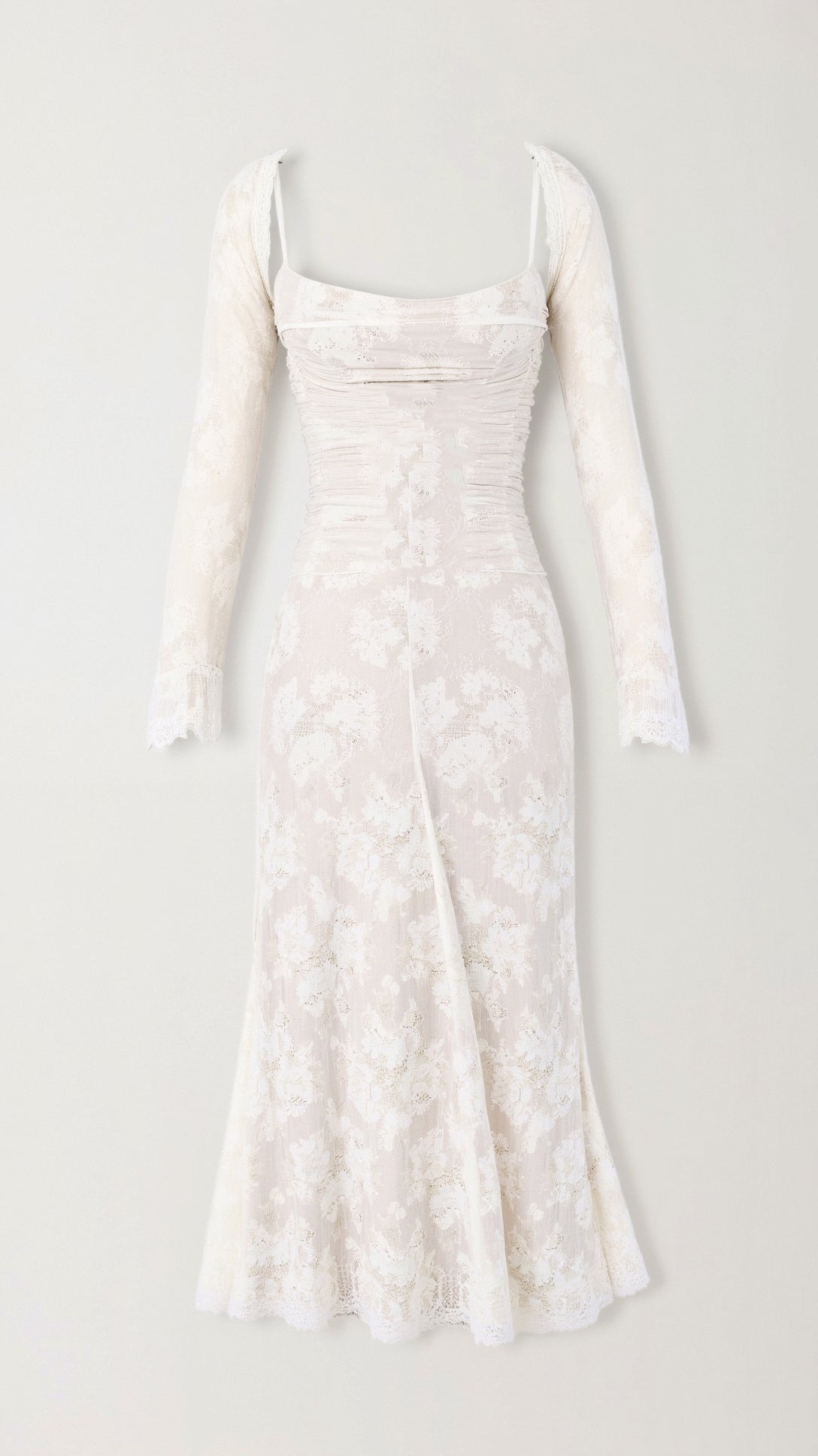 Livilla Lang Blonde Bryllupsgjest Maxi Kjole