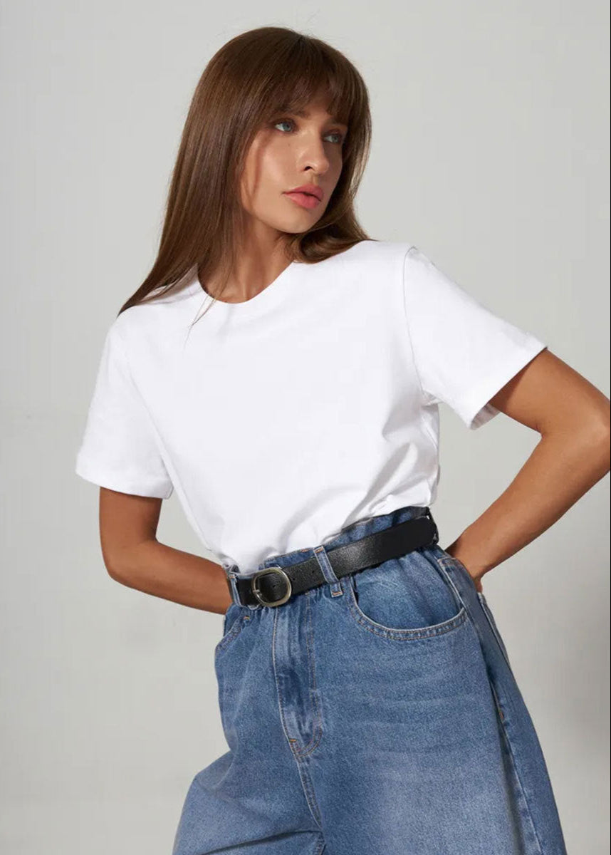 Klassisk Urban T-skjorte med Korte Ermer