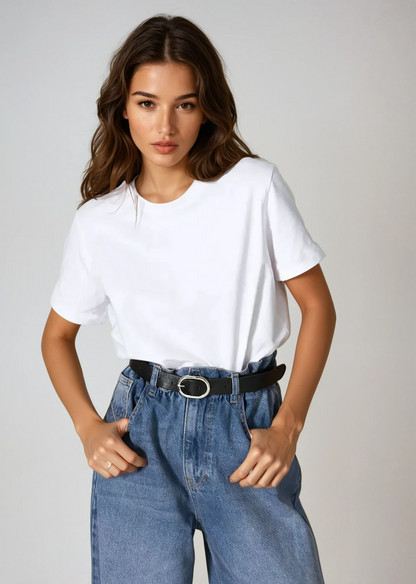 Klassisk Urban T-skjorte med Korte Ermer