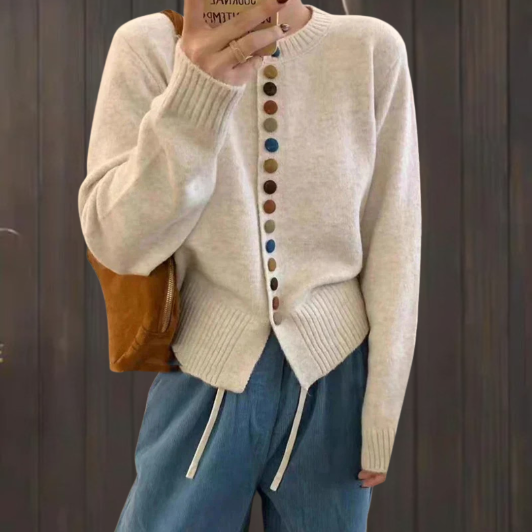Klaerigo | CARDIGAN – Kremhvit