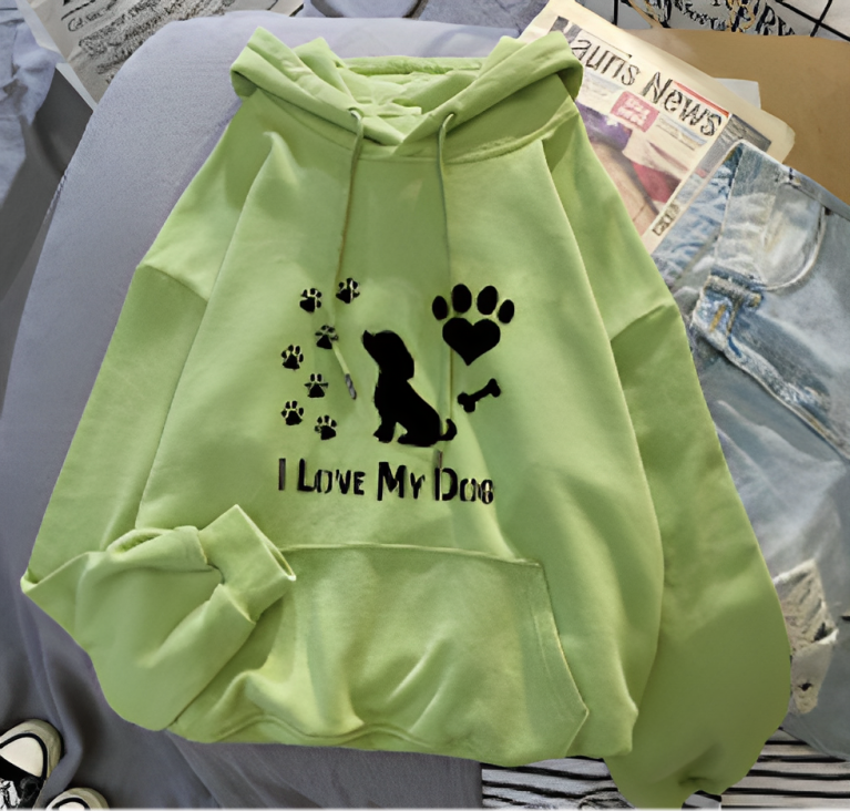 I love my Dog Hundhoodie