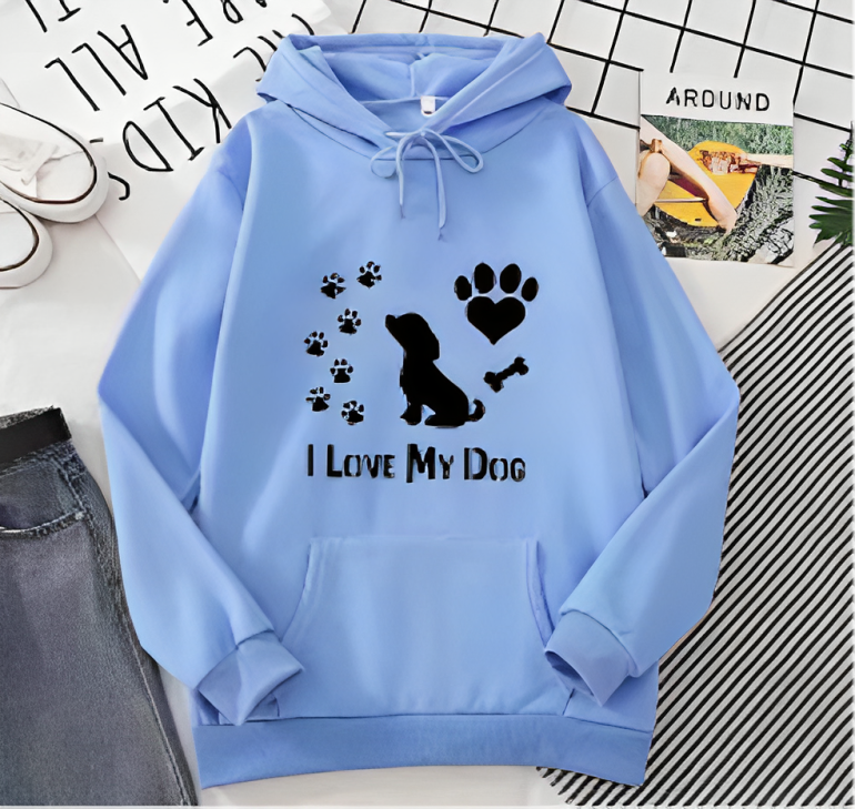 I love my Dog Hundhoodie