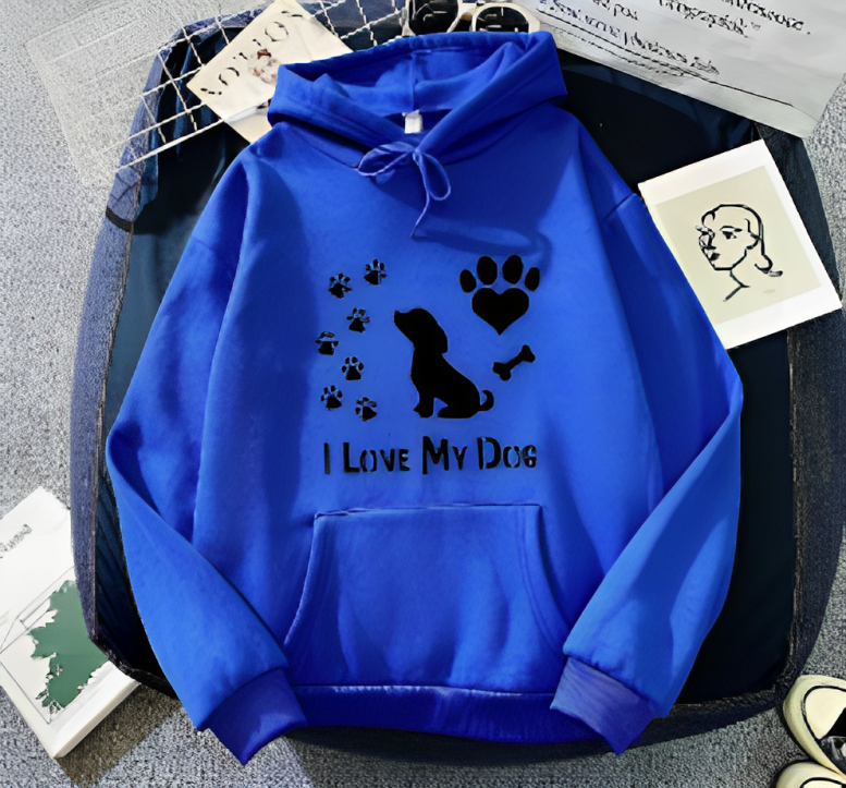 I love my Dog Hundhoodie