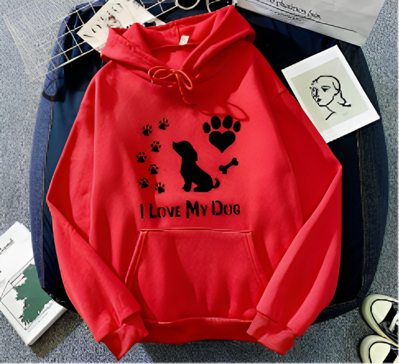 I love my Dog Hundhoodie