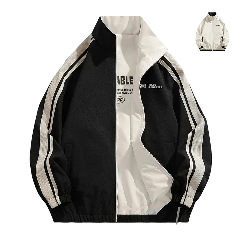 Vendbar Jakke for Par – Vindtett &amp; Vannavvisende Ytterjakke | Unisex Outdoor Jakke med Lange Ermer