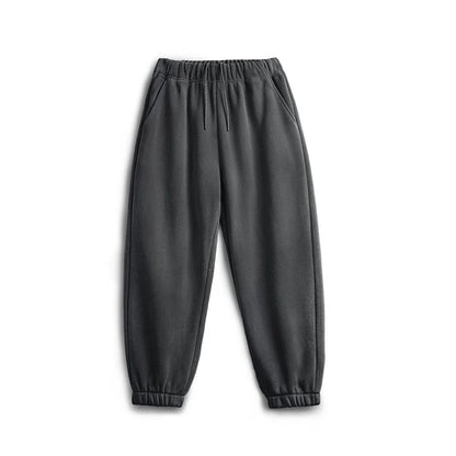 Varme Fleece Joggebukser for Menn – Myke og Forede Bukser med Elastisk Liv | Komfortable og Tykke Vinterbukser