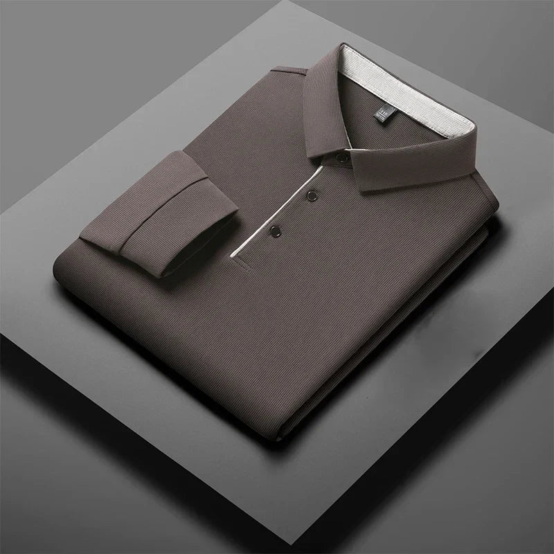 Herre Langermet Polo – Business Casual, Komfortabel &amp; Allsidig