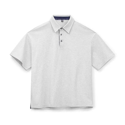 Americana Retro Polo til Herre – Vintage Workwear T-skjorte i 100 % Bomull