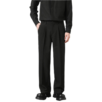 Klassiske Herrebukser – Elastisk Midje &amp; Tidløs Passform | Business Casual Bukser i Koreansk Stil (S–4XL)