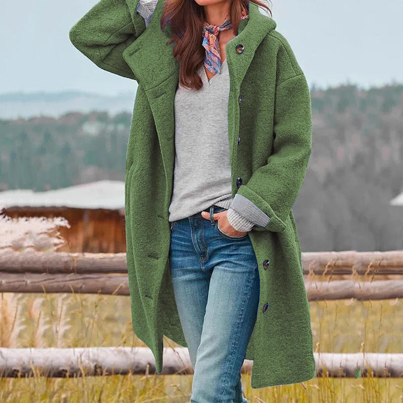 Elegant tykk vinterjakke for kvinner