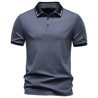 Polo T-skjorte til Herre – Slim Fit &amp; Lett Sommerkomfort