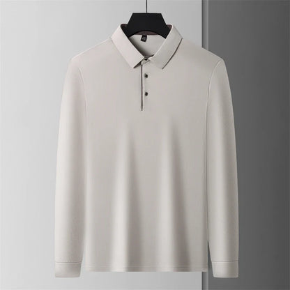 Herre Langermet Polo – Business Casual, Komfortabel &amp; Allsidig