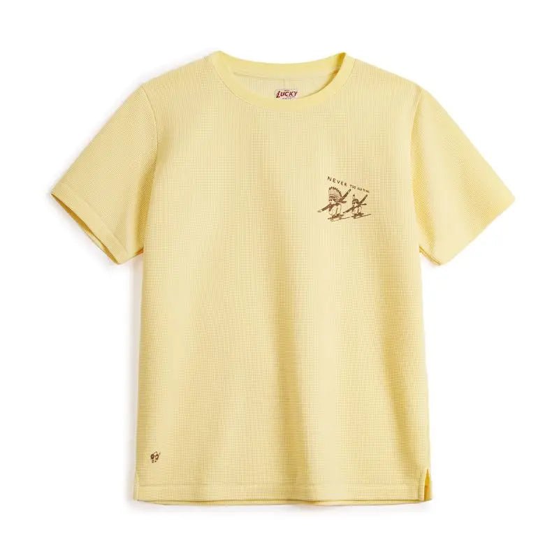 Waffle T-skjorte til Herre – Retro Stil med Strukturert Stoff og Komfortabel Passform