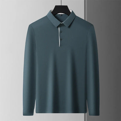 Herre Langermet Polo – Business Casual, Komfortabel &amp; Allsidig