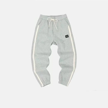 Herre Joggebukse med Sidelinjer – Komfortabel &amp; Sporty | Casual Sweatpants med Elastisk Liv