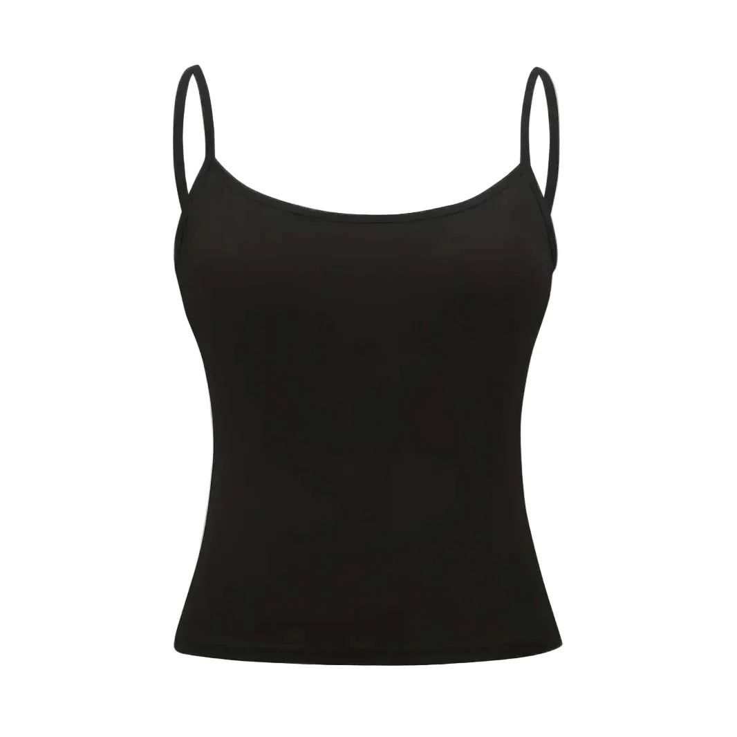 Slim Fit Tank Top til Dame – Enkel og Pustende Sommertopp