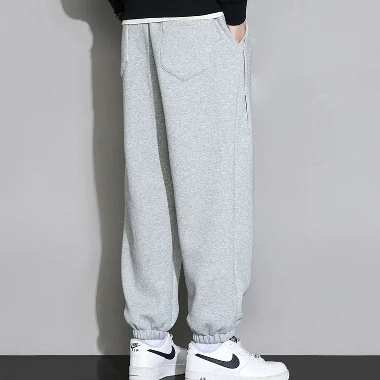 Herre Joggebukse Plus Size – Løs &amp; Komfortabel | Casual Sweatpants med Strikk i Livet (opptil 8XL)