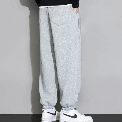 Herre Joggebukse Plus Size – Løs &amp; Komfortabel | Casual Sweatpants med Strikk i Livet (opptil 8XL)
