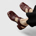 Celina | Elegante skinnsandaler – Brun