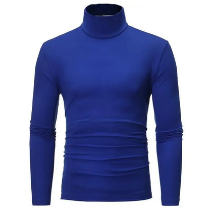 Herre Vinterundertøy – Termisk Langermet Trøye med Høy Hals | Slim Fit &amp; Varm Baselayer
