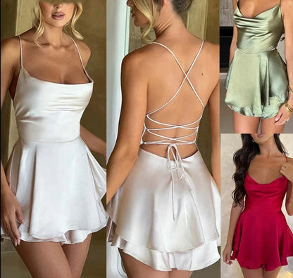 Elegant jumpsuit i silke