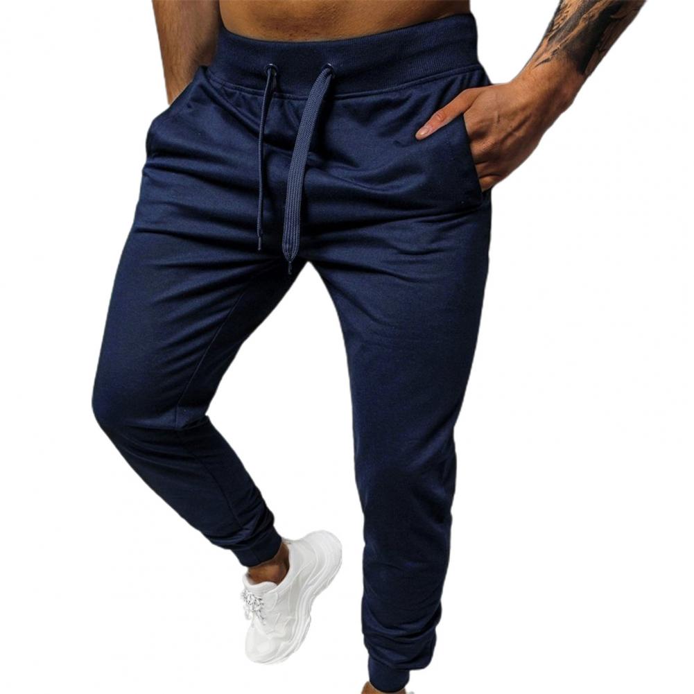 Joggebukse for Herre med Sidelinjer – Ultrapmyk, Slim Fit Treningsbukse i Bomull (Høstnyhet)