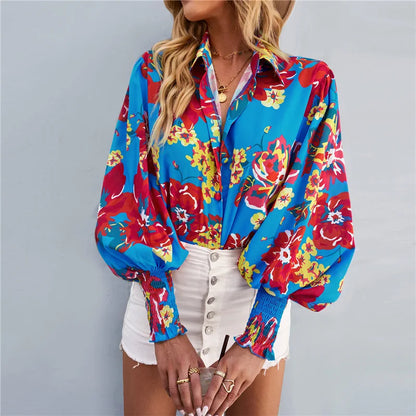Elegant bluse med knute foran