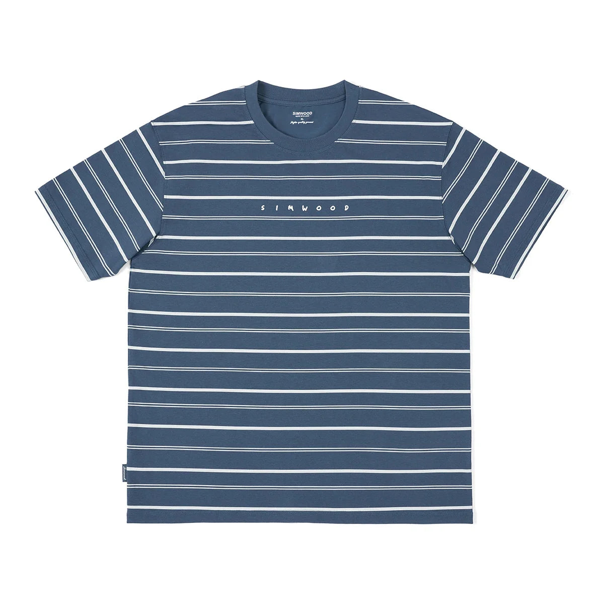 Oversized Stripet T-skjorte til Herre – Sorona® Sommer T-skjorte med Cool Feeling