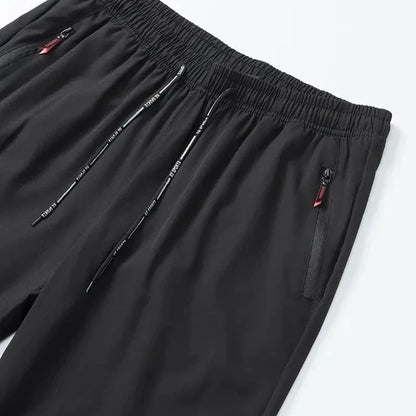 2-pk Herrebukser – Joggebukser med Strikk i Midjen, Klassisk Koreansk Stil – Blågrå