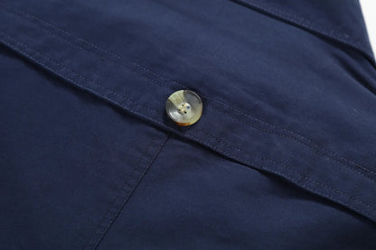 Moteriktig lang trenchcoat for menn