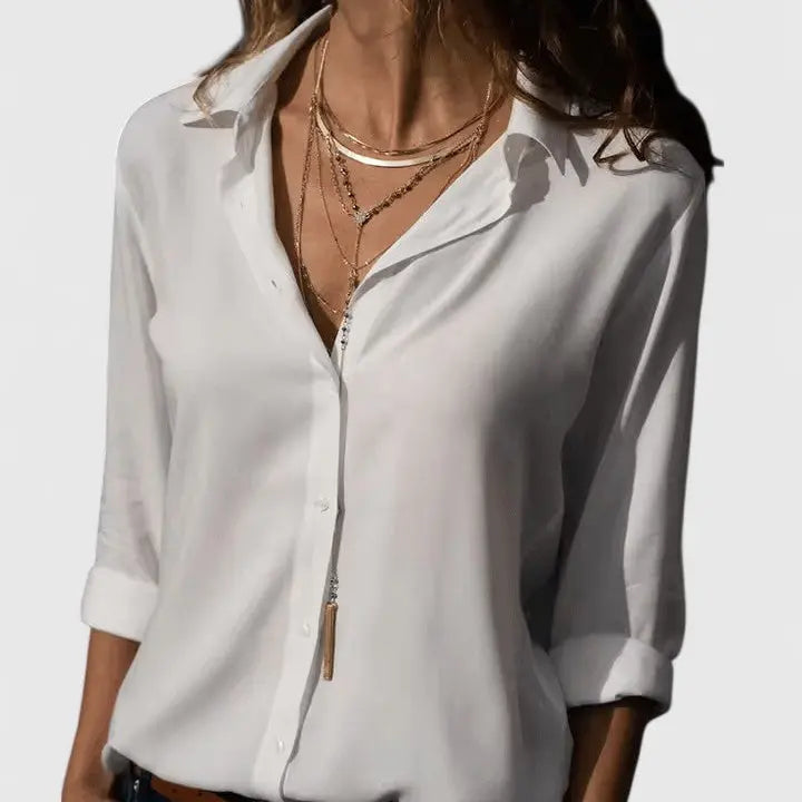 Klaerigo – Cardiganbluse – Hvit