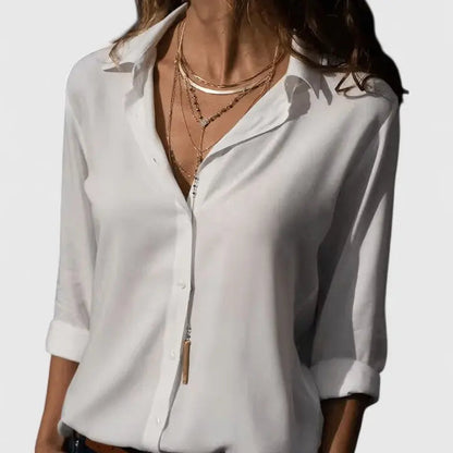 Klaerigo – Cardiganbluse – Hvit