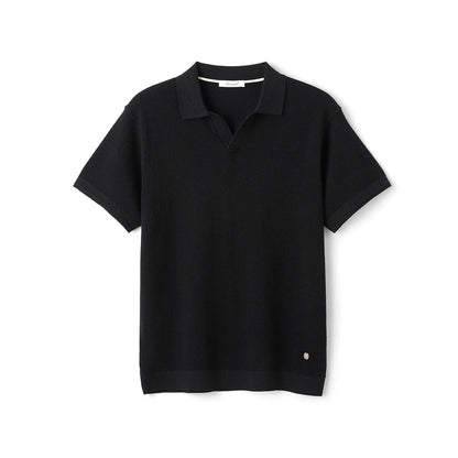 Strikket Polo til Herre – Myk og Pustende Business Casual Sommerstil